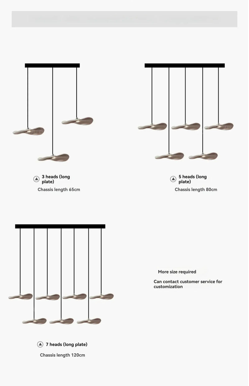 Chandelier - Multi-head Walnut by House Of Avana
