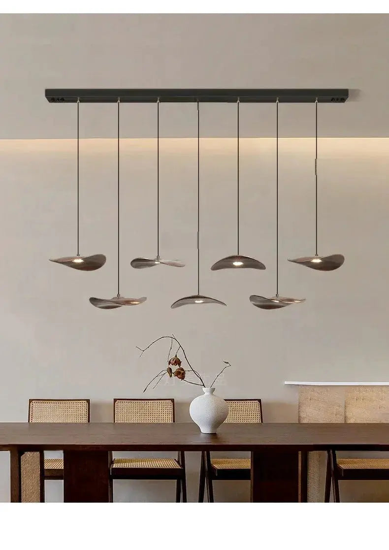 Chandelier - Multi-head Walnut by House Of Avana