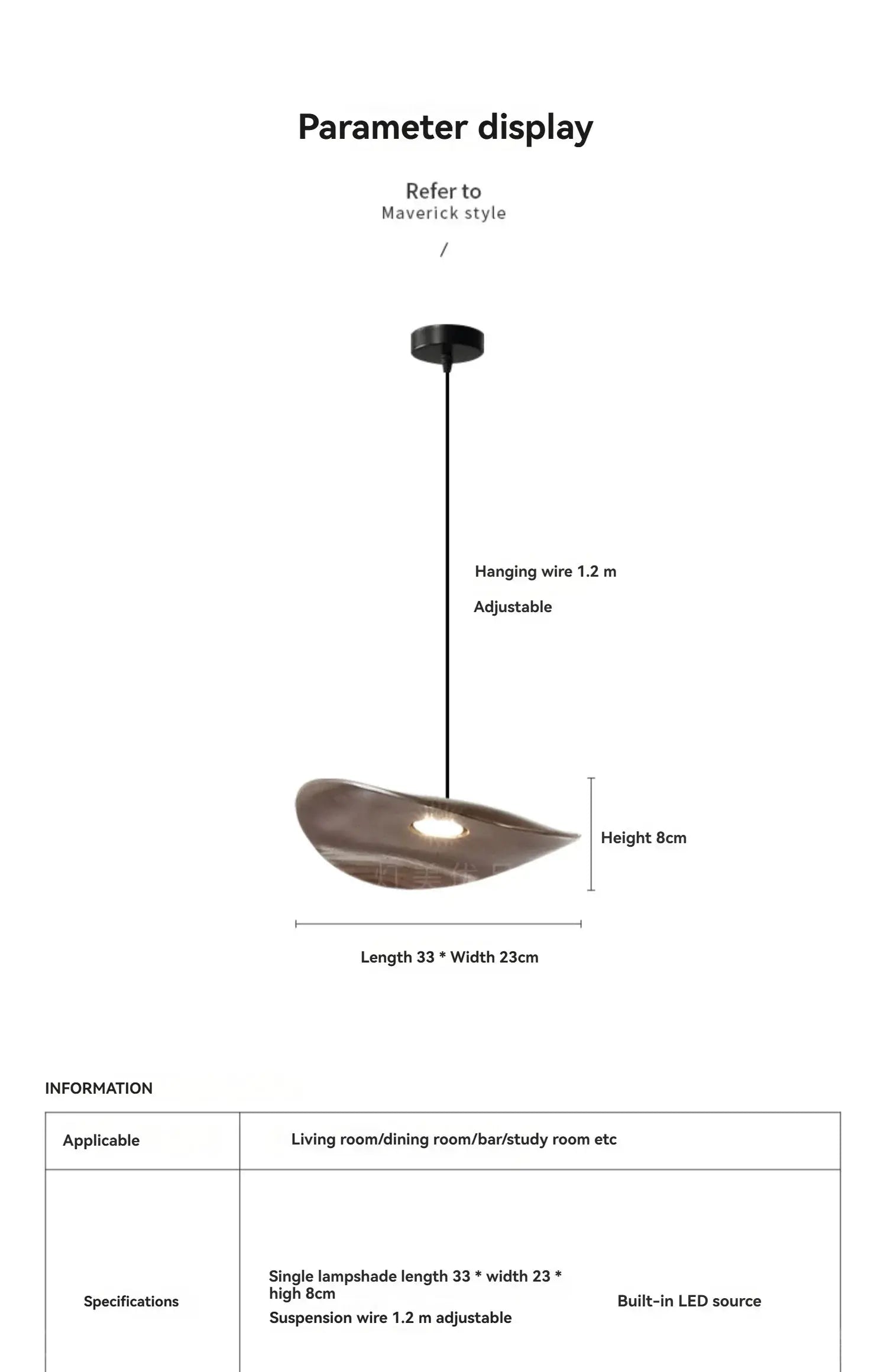 Chandelier - Multi-head Walnut by House Of Avana