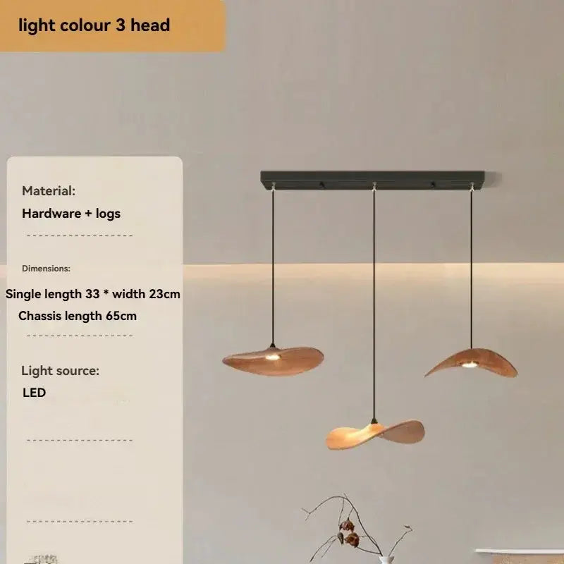 Chandelier - Multi-head Walnut by House Of Avana