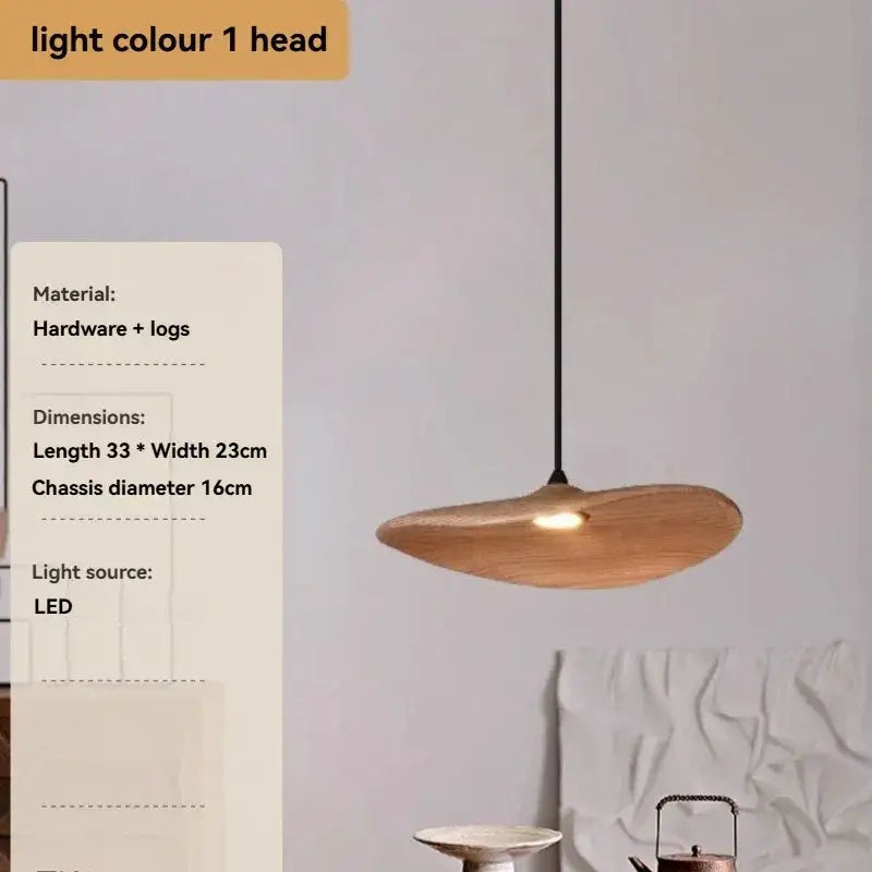 Chandelier - Multi-head Walnut by House Of Avana