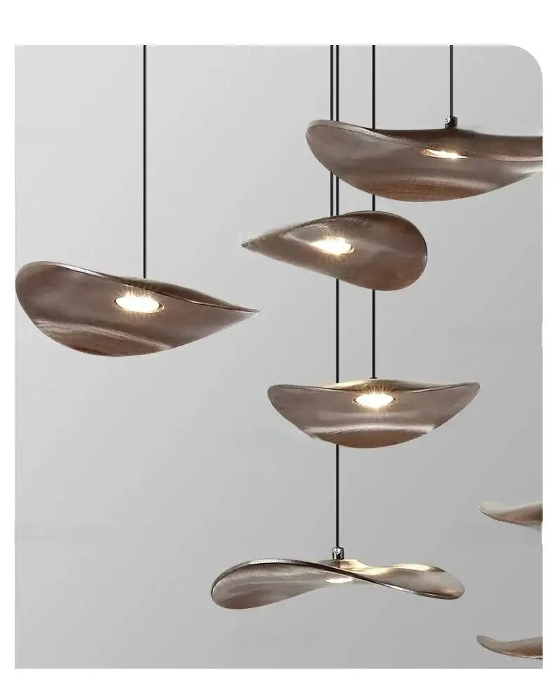 Chandelier - Multi-head Walnut by House Of Avana