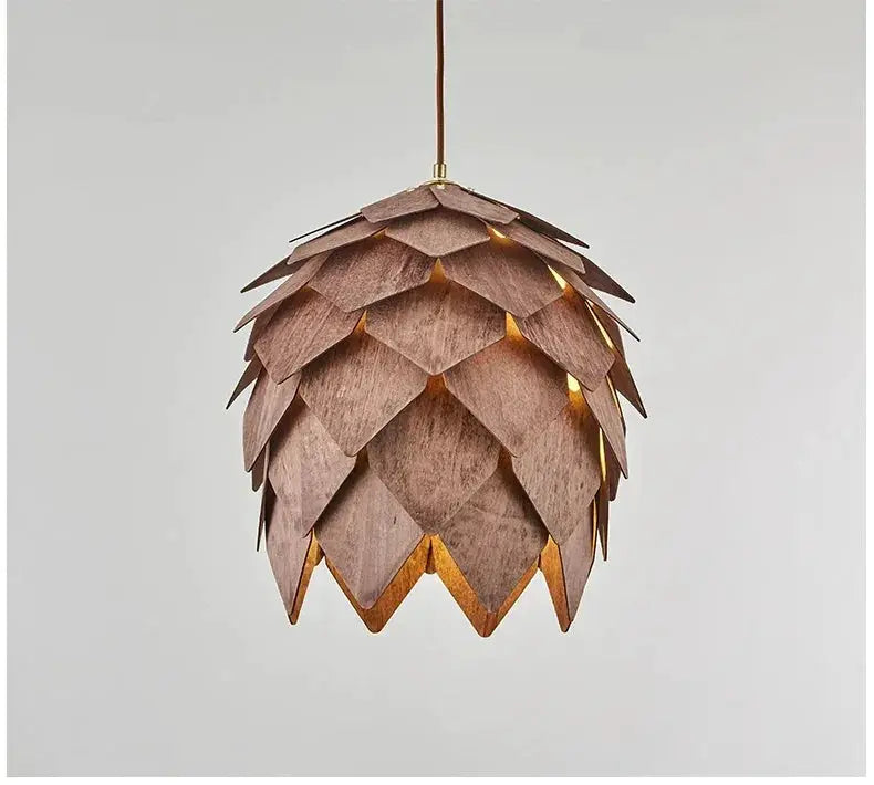 Chandelier - Retro Walnut Pendant by House Of Avana