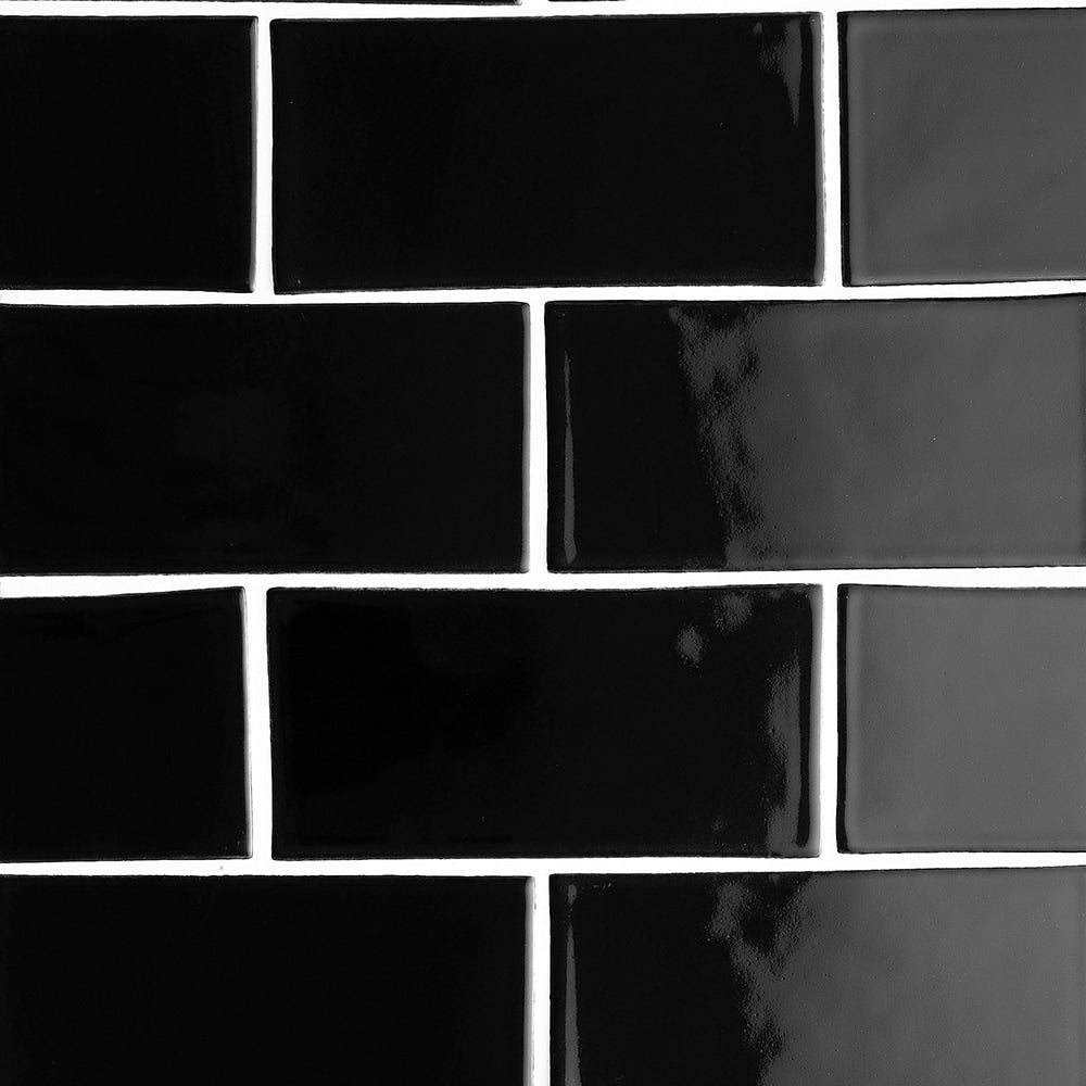 Midnight Glossy Subway Ceramic Tiles 3x6 Ceramic Glossy 3x12 Tiles — 2