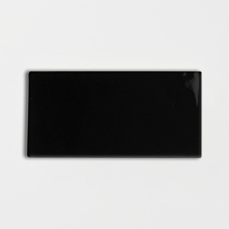 Midnight Glossy Subway Ceramic Tiles 3x6 Ceramic Glossy 3x12 Tiles