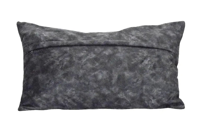 Charcoal Square and Lumbar Luxury Velvet Pillow | TRDPL03 by The Rug Decor