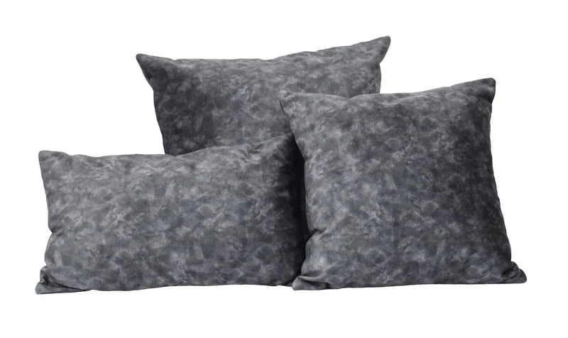 Charcoal Square and Lumbar Luxury Velvet Pillow | TRDPL03 by The Rug Decor