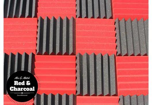 Easy Mount Acoustic Foam Kit - 12x12x2" Acoustic Foam Panels With Adhesive - Wedge Style - 4 Pack, photo 33 of 36