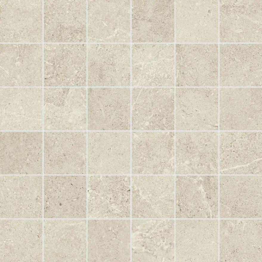 Charleston Beige Mosaic A Porcelain Mosaics 12x12 by landmarkceramics
