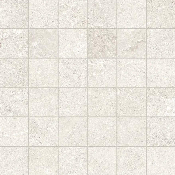 Charleston White Mosaic A Porcelain Mosaics 12x12