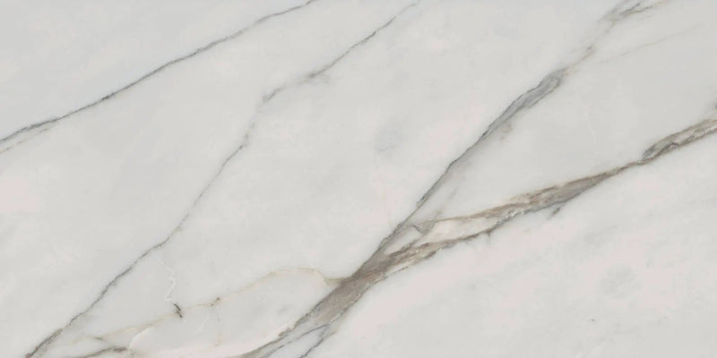 Charme Calacatta Gold Marble Look Porcelain Tiles 12x24 by landmarkceramics