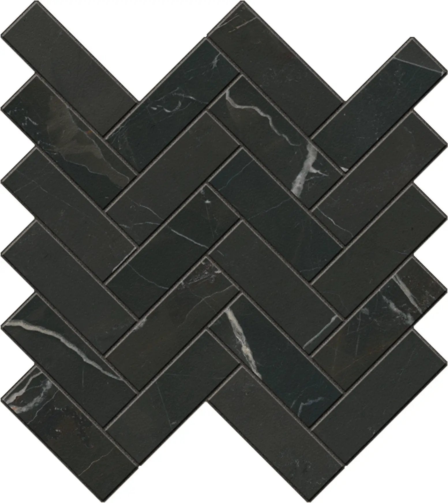 Charme Evo Calacatta Black Bullnose Marble Look Porcelain Moldings 3x24 by landmarkceramics