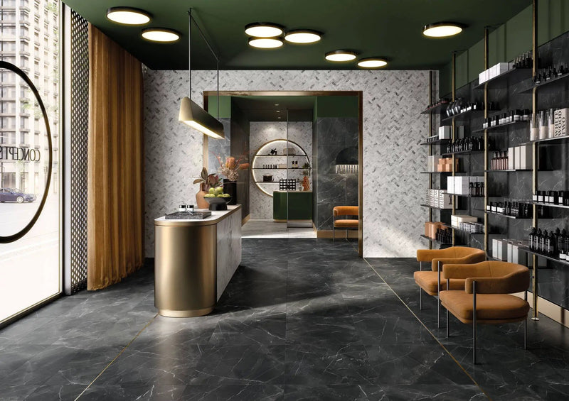 Charme Evo Renoir Plus Marble Look Porcelain Tiles 24x24 by landmarkceramics