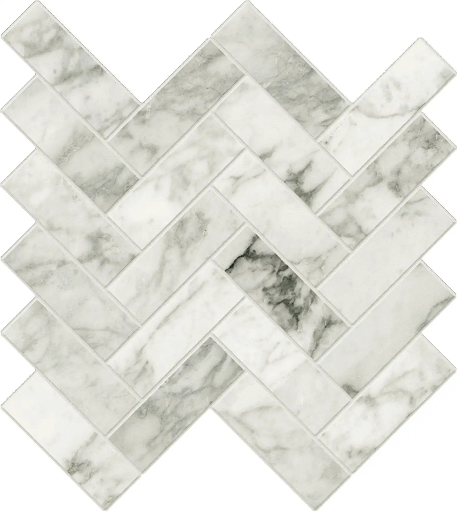 Charme Evo Renoir Plus Covebase Marble Look Porcelain Moldings 6x12 by landmarkceramics