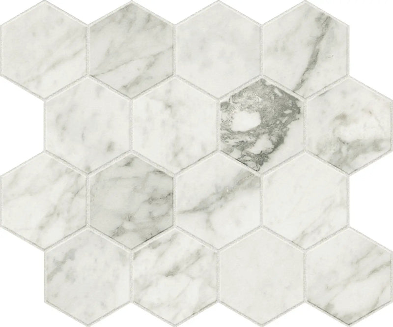 Charme Evo Renoir Plus Mosaic D Marble Look Porcelain Mosaics 12x10 by landmarkceramics