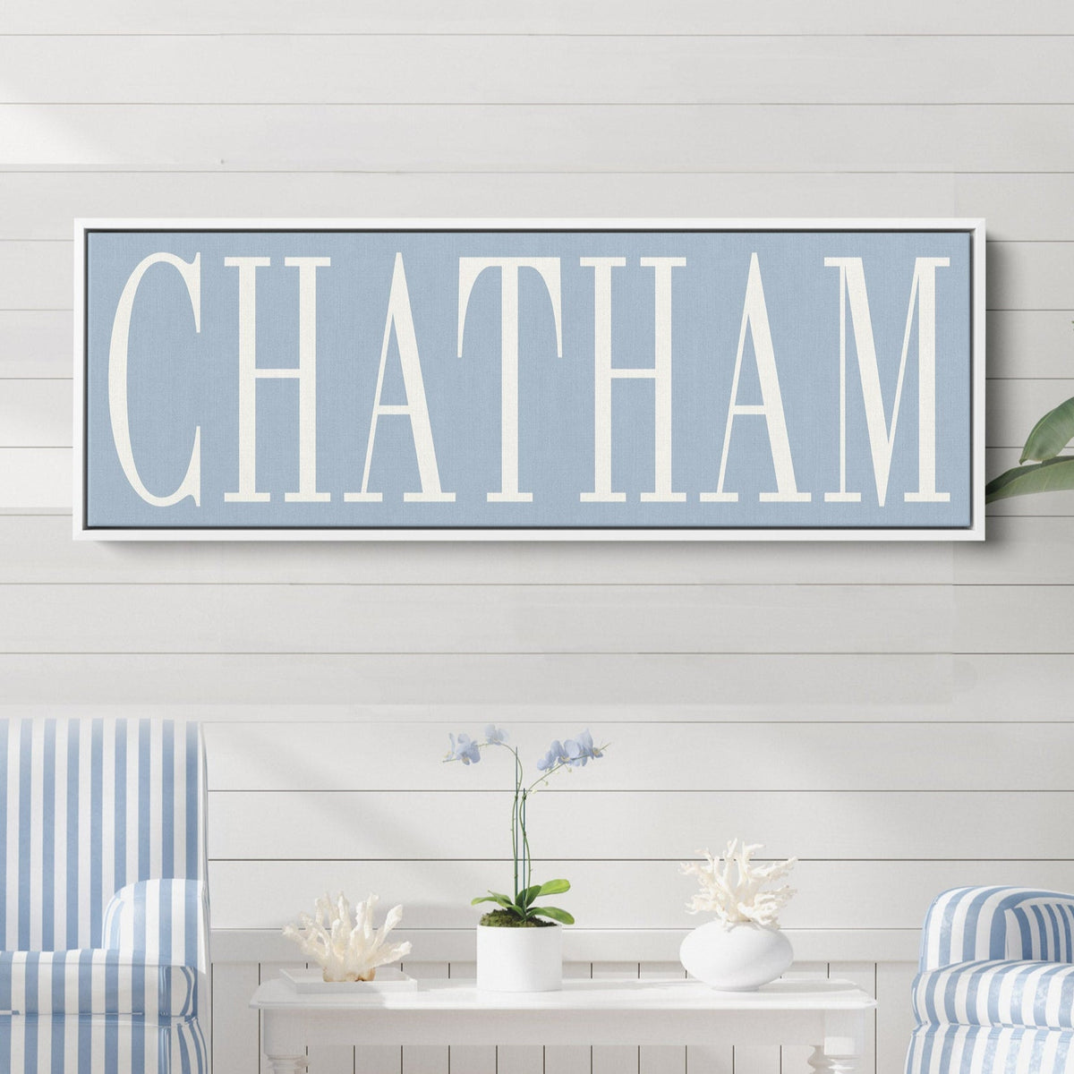 Personalized Framed City, Town, Family Name Canvas Sign | Create Your Own
