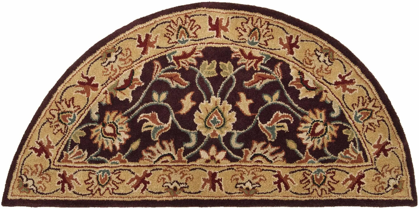 Cherryfield Burgundy 1024 Wool Area Rug by Boutique Rugs