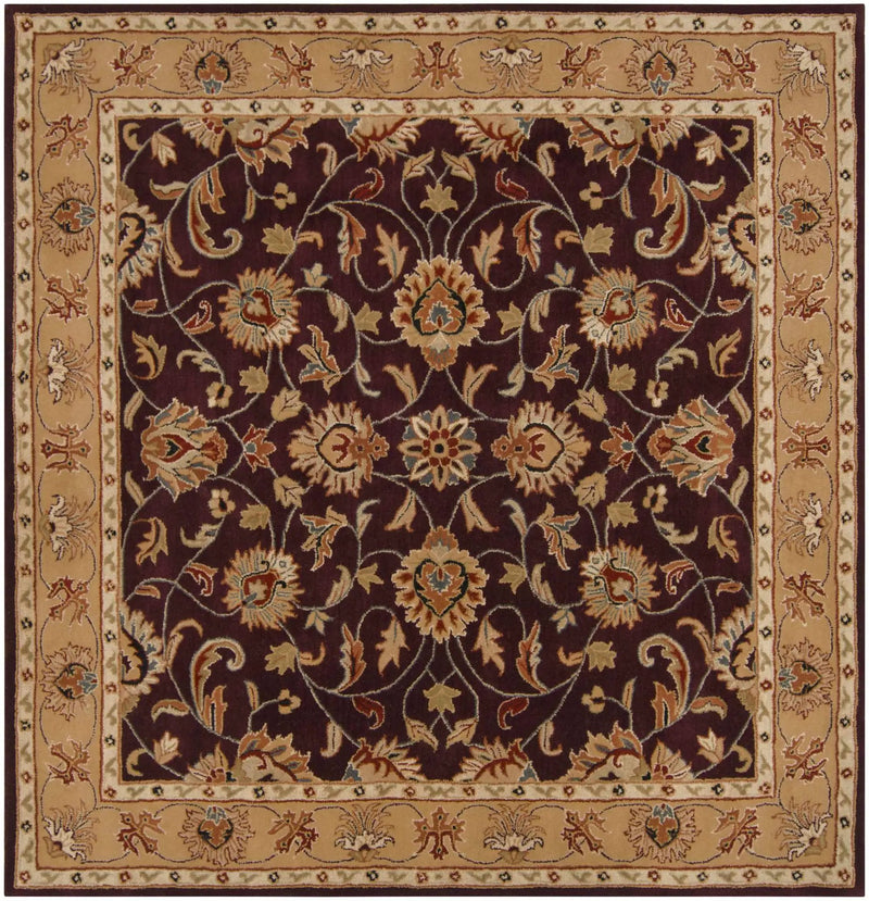 Cherryfield Burgundy 1024 Wool Area Rug by Boutique Rugs
