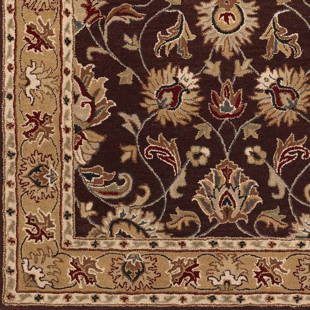 Cherryfield Burgundy 1024 Wool Area Rug by Boutique Rugs