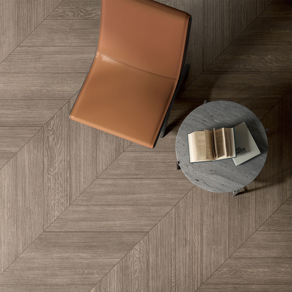 Almond Rectified Chevron Wood Look Porcelain Tiles 8x40 Porcelain Rectified 8x48 Tiles — 2