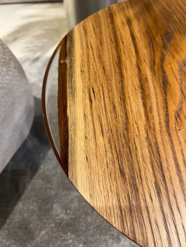Mushroom Side & End table Made of Walnut and Epoxy Resin, photo 16 of 18