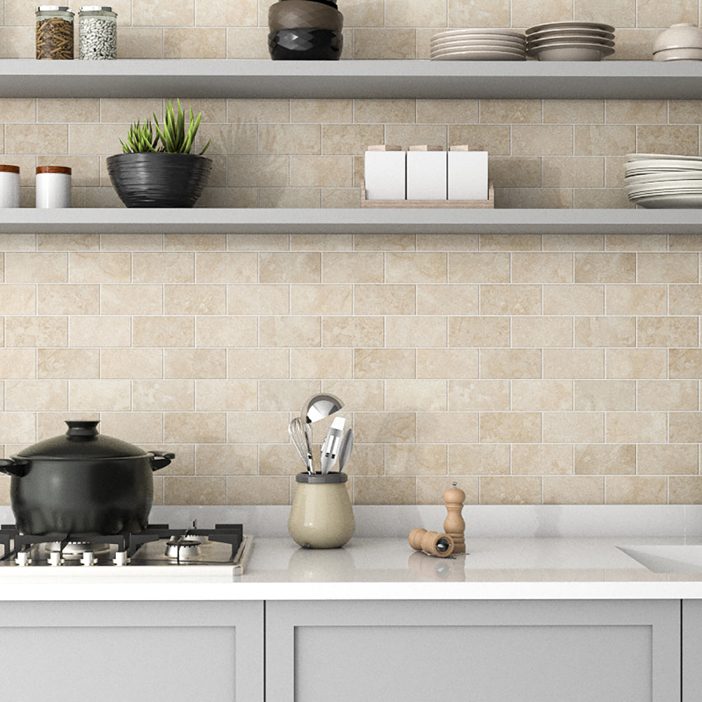 Chiaro Honed Filled Travertine Tiles 2 3/4x5 1/2 Travertine Honed Filled 3x12 Tiles — 2