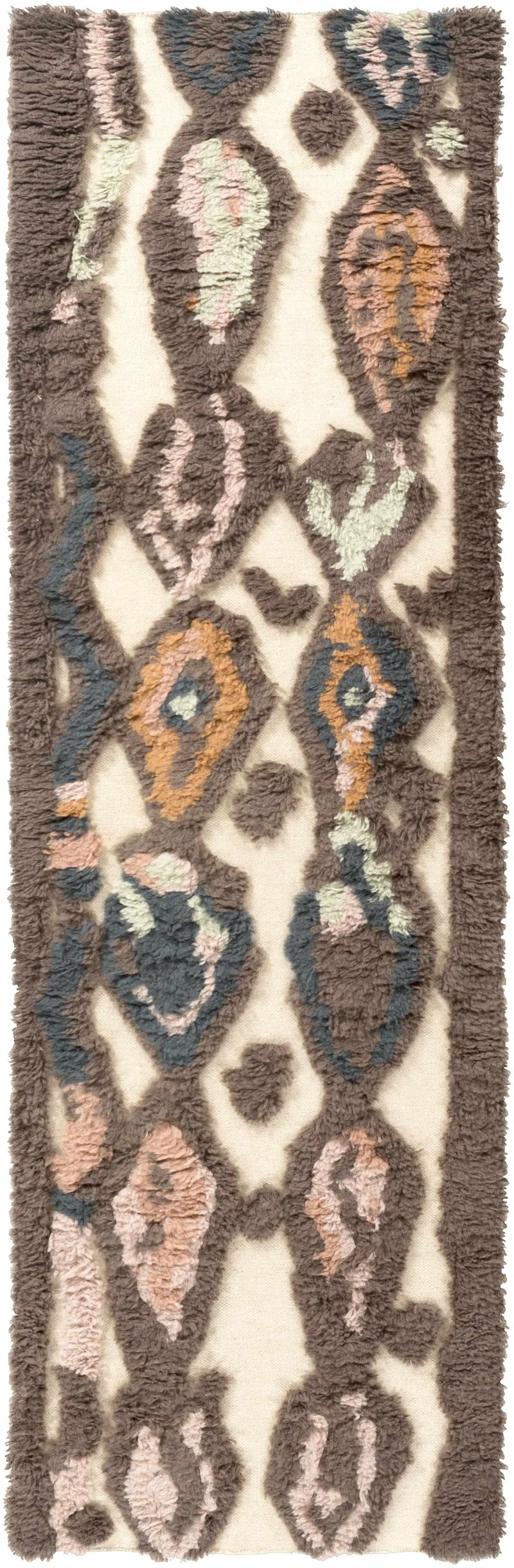 Brown Pink Nila Area Carpet - Clearance by Boutique Rugs