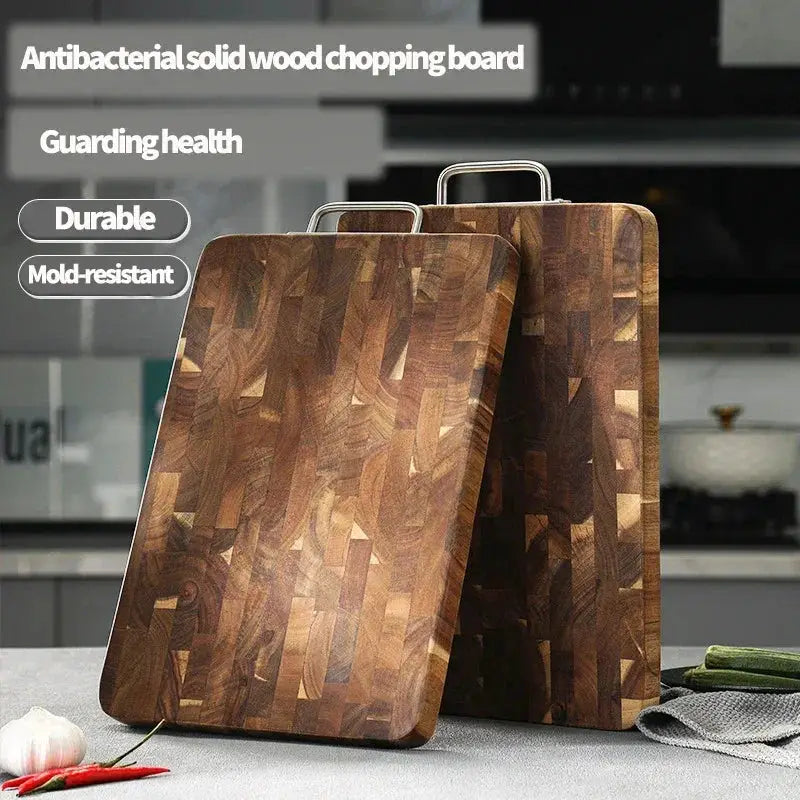 Chopping Board - Antibacterial Acacia Wood Wooden by House Of Avana