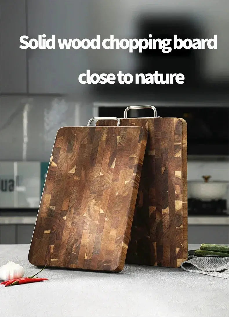 Chopping Board - Antibacterial Acacia Wood Wooden by House Of Avana