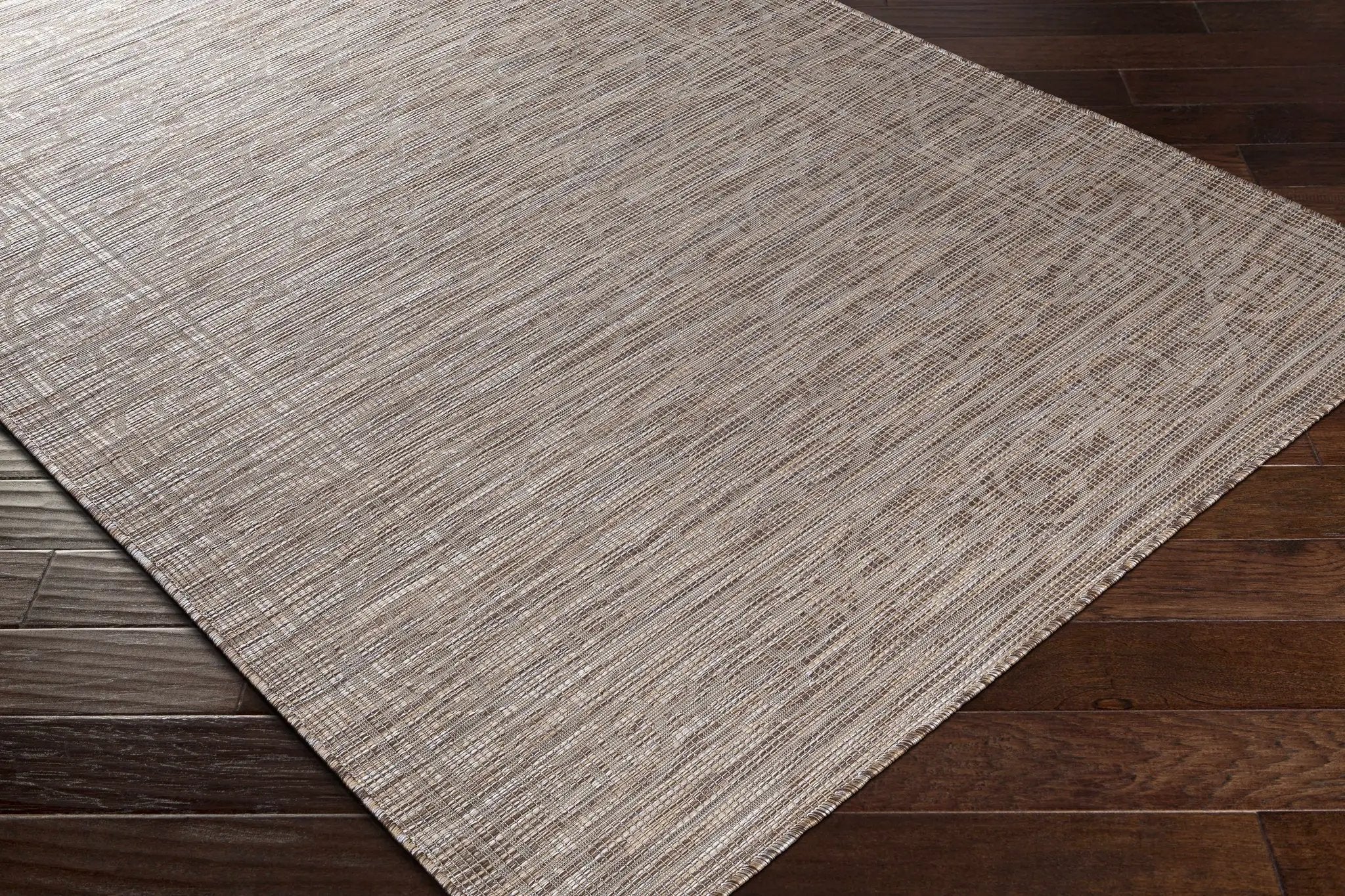 Coolville Brown Flatweave Outdoor Area Carpet - Clearance by Boutique Rugs