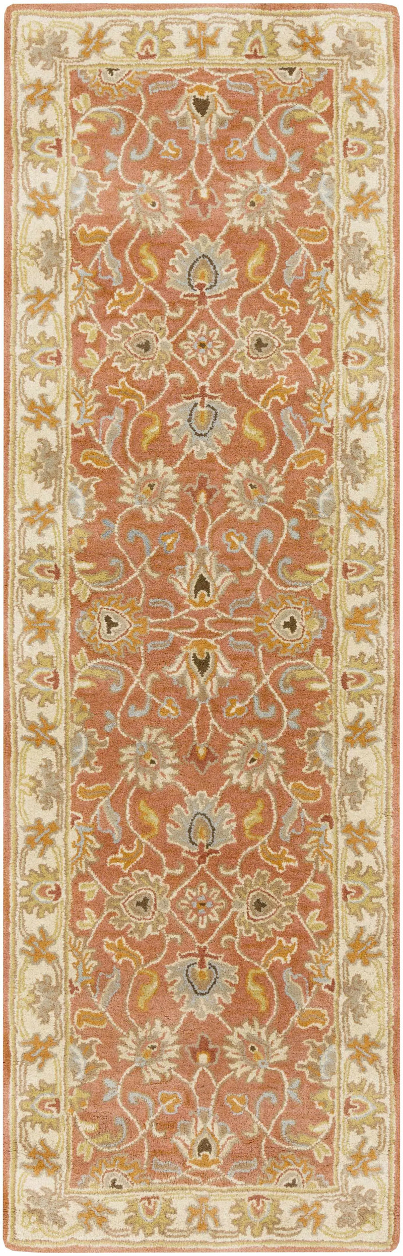 Caesar Hand Tufted Burnt Orange 1124 Wool Carpet by Boutique Rugs