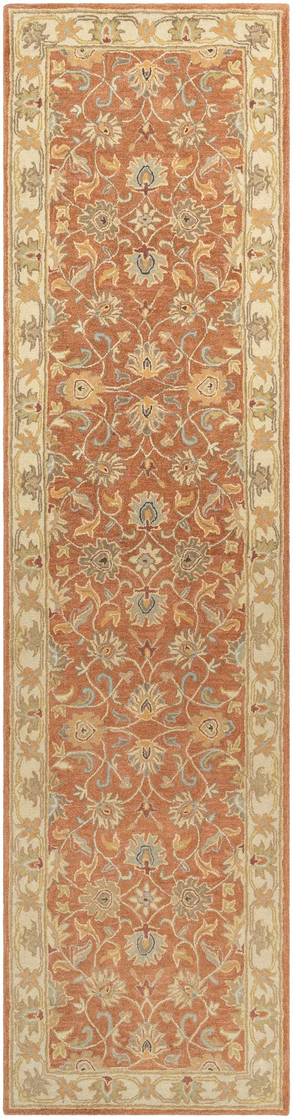 Caesar Hand Tufted Burnt Orange 1124 Wool Carpet, photo 19 of 22