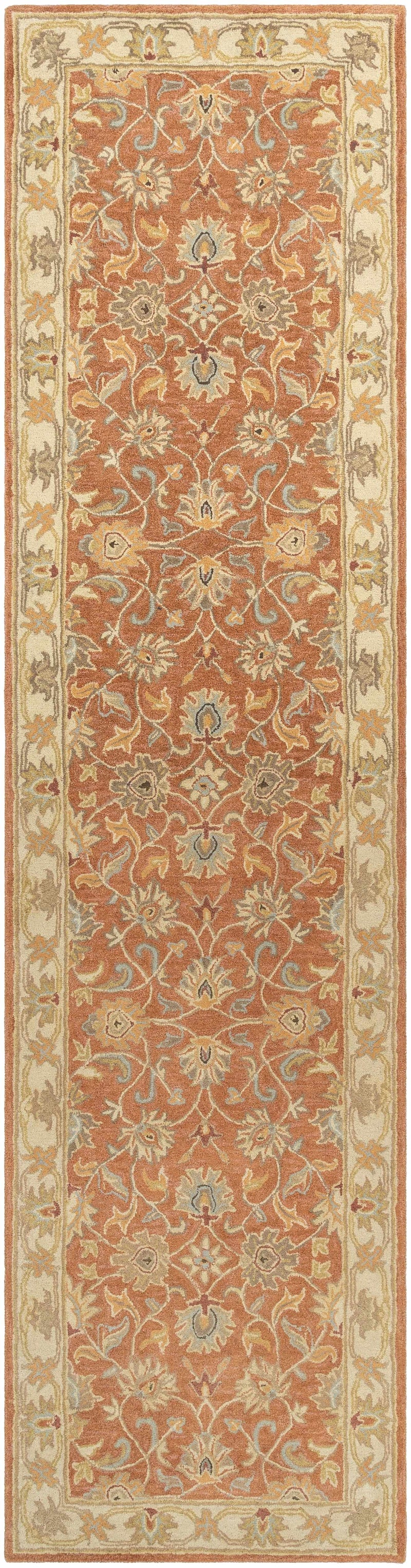 Caesar Hand Tufted Burnt Orange 1124 Wool Carpet by Boutique Rugs