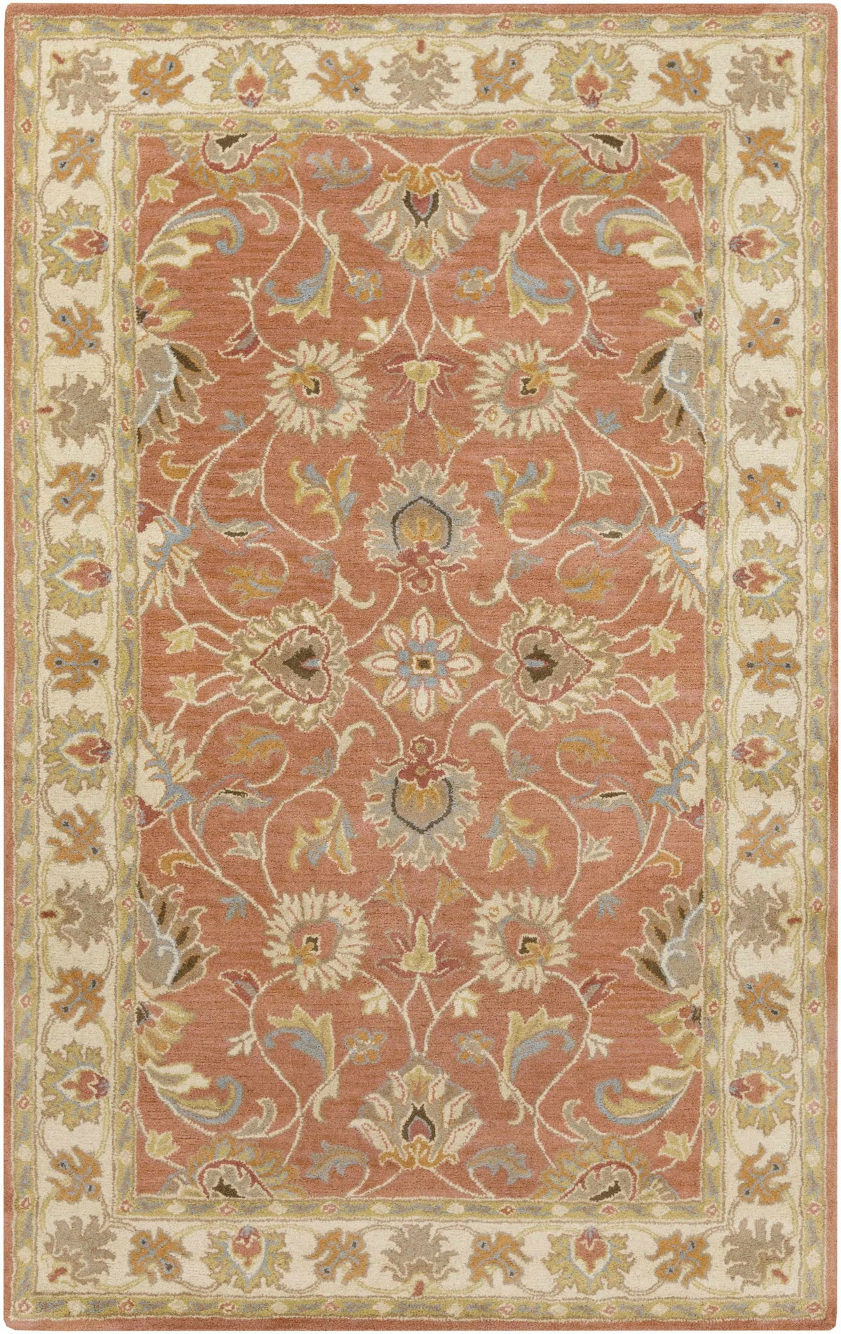 Caesar Hand Tufted Burnt Orange 1124 Wool Carpet, photo 22 of 22