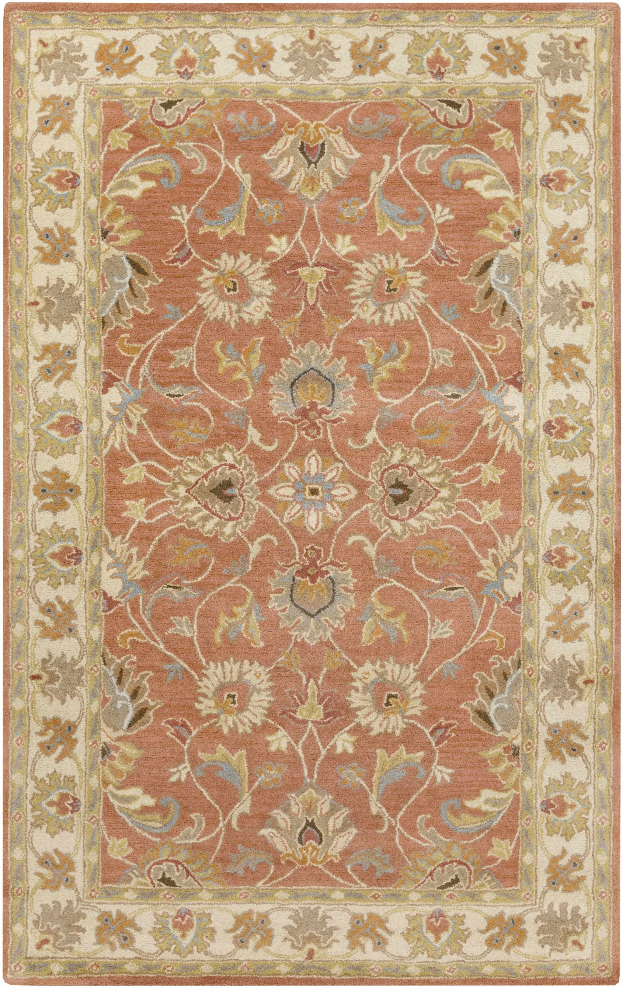 Caesar Hand Tufted Burnt Orange 1124 Wool Carpet by Boutique Rugs