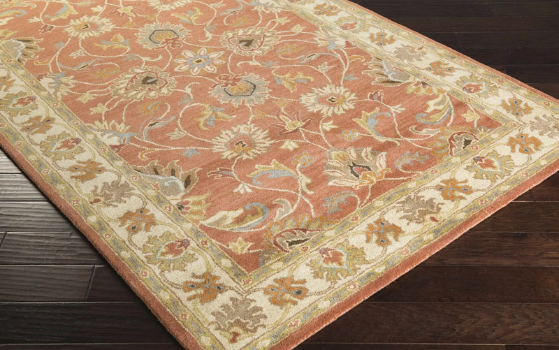 Caesar Hand Tufted Burnt Orange 1124 Wool Carpet by Boutique Rugs