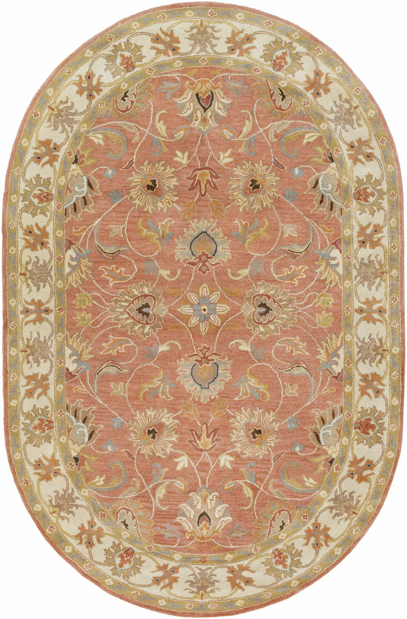 Caesar Hand Tufted Burnt Orange 1124 Wool Carpet by Boutique Rugs