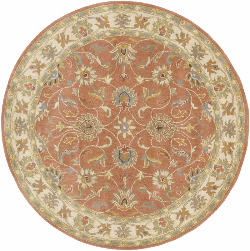 Caesar Hand Tufted Burnt Orange 1124 Wool Carpet by Boutique Rugs