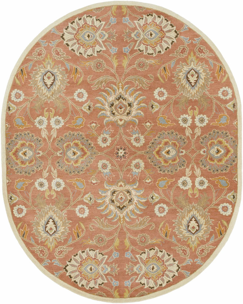 Caesar Hand Tufted Burnt Orange 1124 Wool Carpet by Boutique Rugs