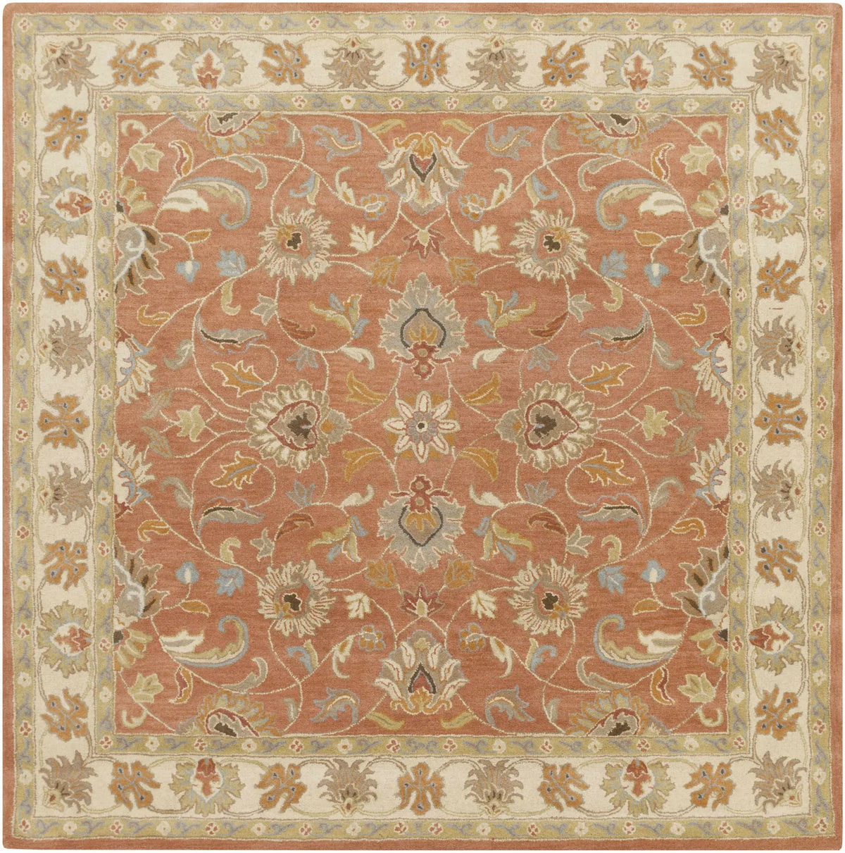 Caesar Hand Tufted Burnt Orange 1124 Wool Carpet, photo 13 of 22