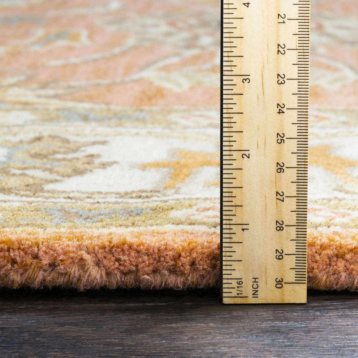 Caesar Hand Tufted Burnt Orange 1124 Wool Carpet, photo 11 of 22