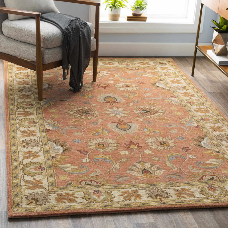 Caesar Hand Tufted Burnt Orange 1124 Wool Carpet by Boutique Rugs