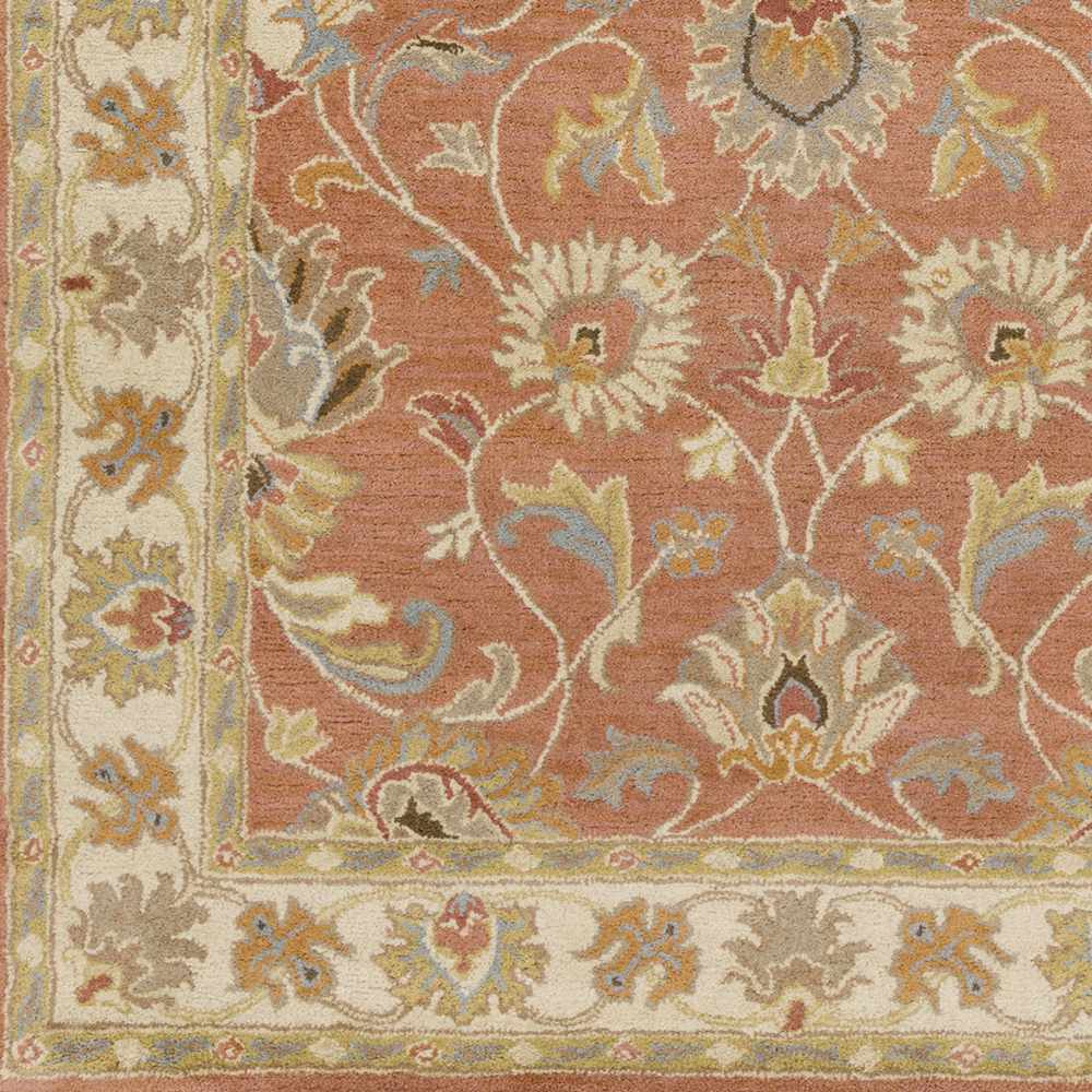 Caesar Hand Tufted Burnt Orange 1124 Wool Carpet, sample swatch