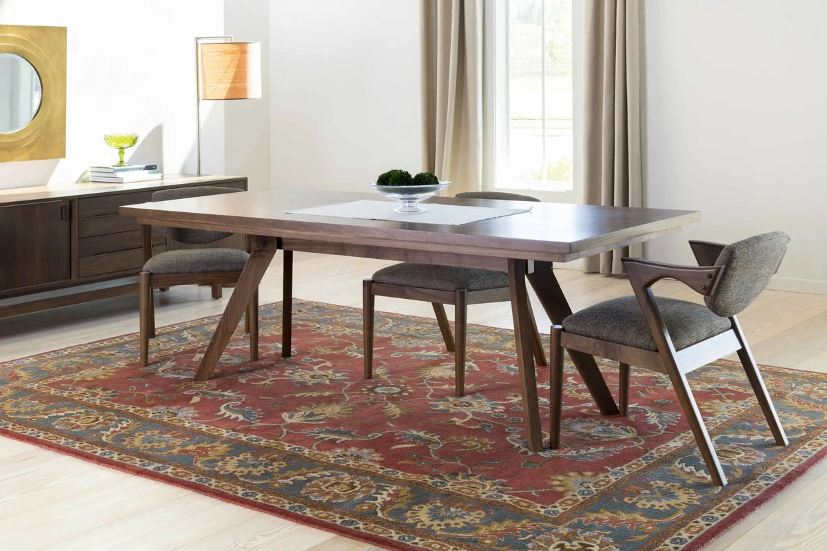 Charlottesville Tufted Wool Rug, installed in a room