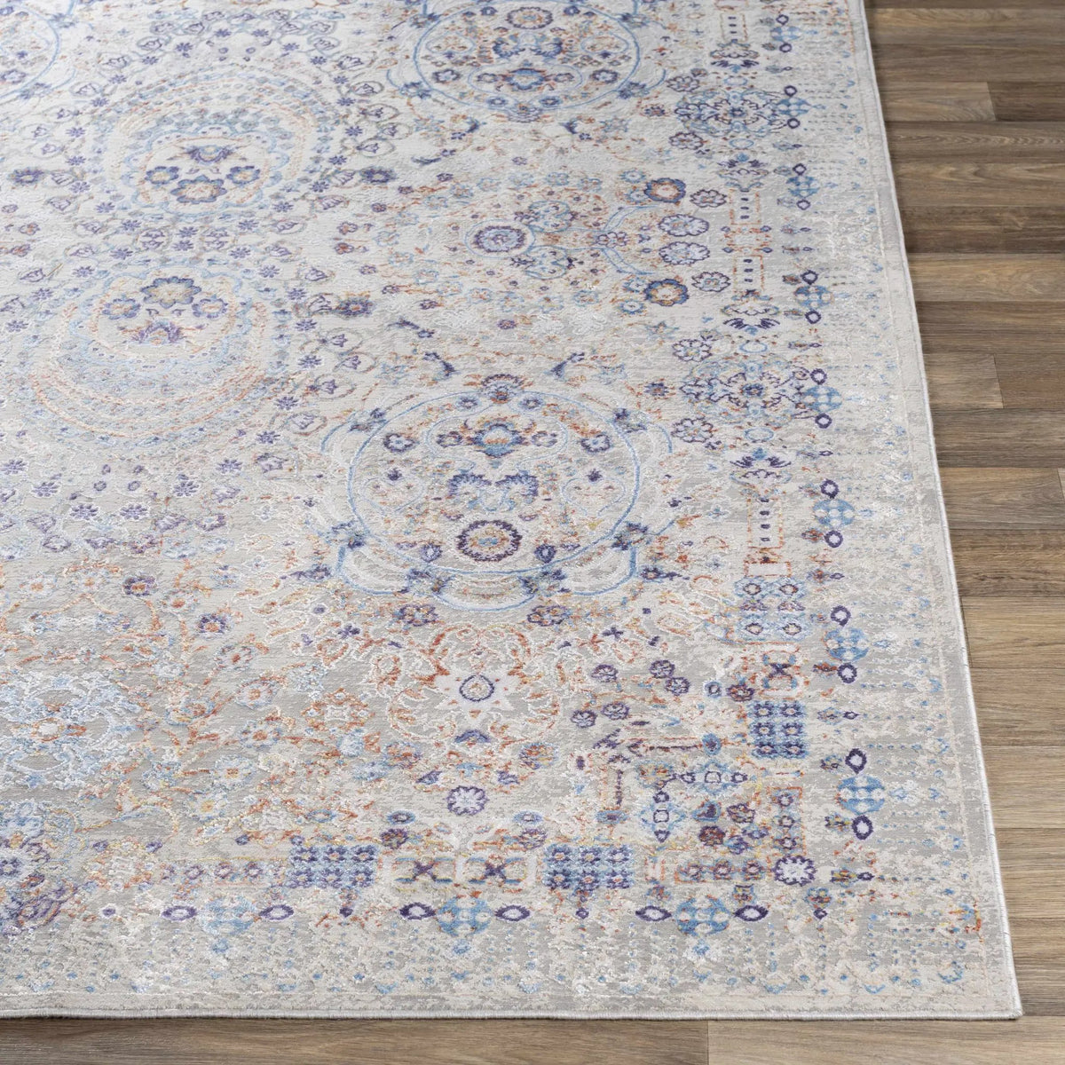Aisha Abstract Premium Sheen Viscose Rug - Clearance, photo 7 of 9