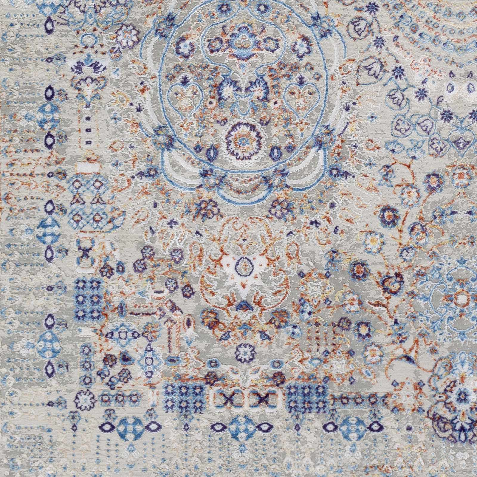 Aisha Abstract Premium Sheen Viscose Rug - Clearance by Boutique Rugs