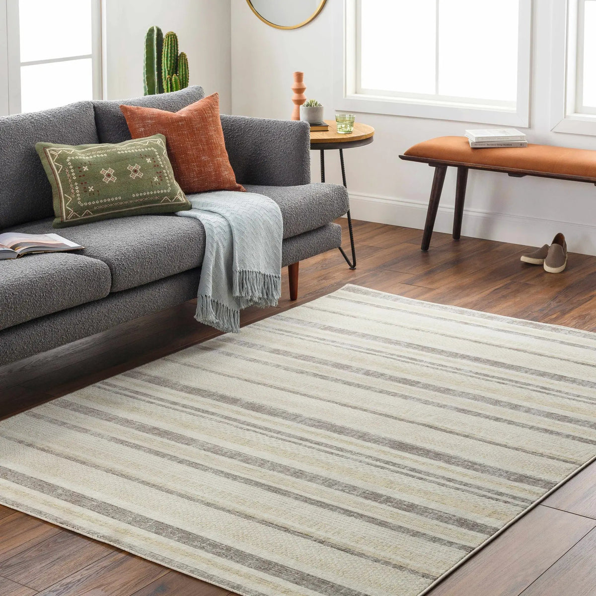 Chato Outdoor Area Rug - Clearance, installed in a room