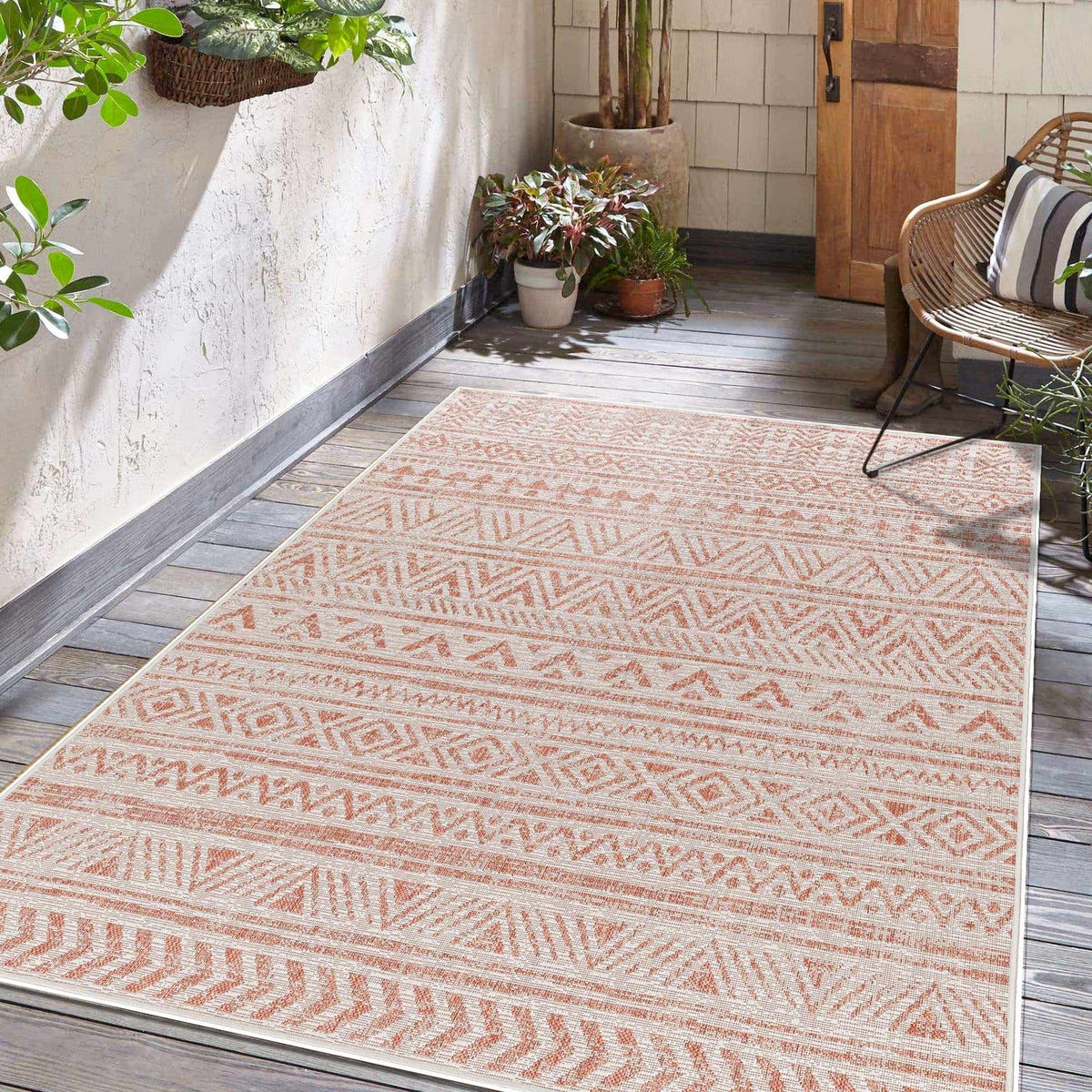 Chuck Outdoor Area Rug - Clearance, installed in a room