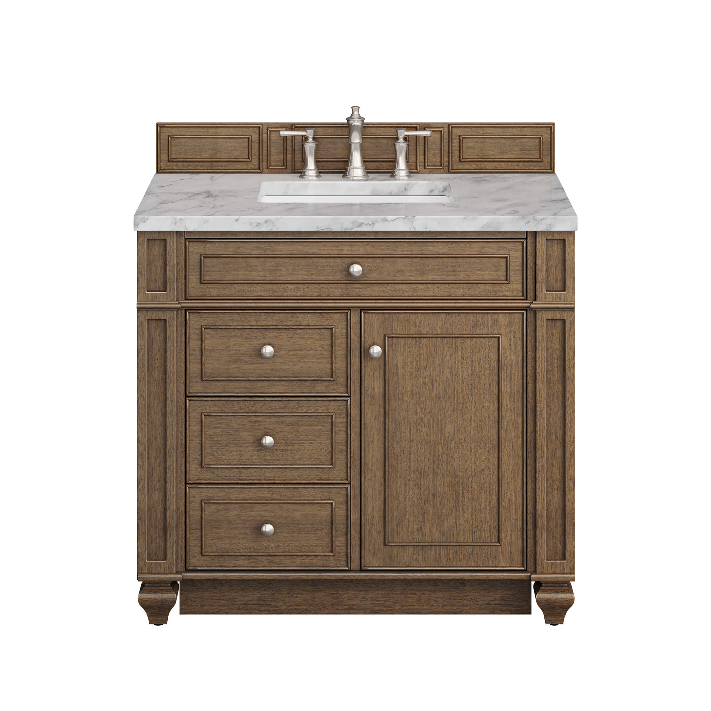 James Martin Bristol 36" Single Bathroom Vanity, Saddle Brown, view 26