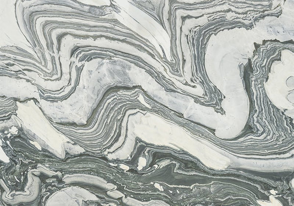 Cipollino Gray Honed Marble Slab Random 1 1/4